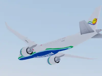 Embraer E-190 E-2 Air Kirib 3D model