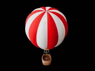 Hot Air Balloon 3D model
