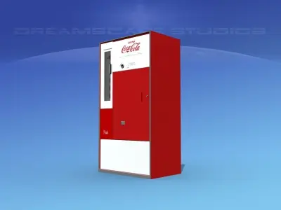 1950s Coke Machine 3D model