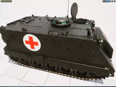 M-113 Medical Carrier 3D model