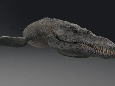 Dinosaur Predator X Pliosaurus Funkei SeaMonster Series 2 Low-poly 3D model