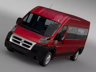 Ram Promaster Window Van 2500 HR 159WB 2015 3D model