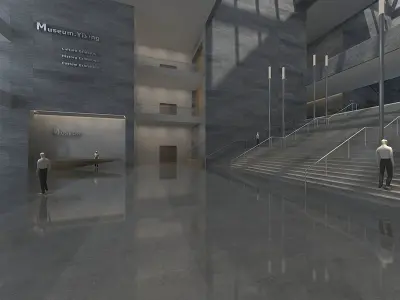 Museum Hall 3D model