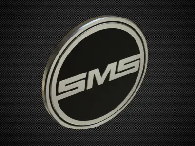sms logo 3D model