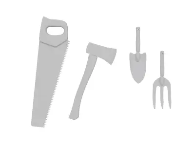 Garden Tools Free 3D model