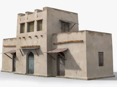 Arab xx3 Low-poly 3D model