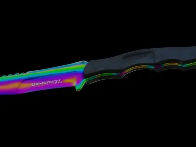 Huntsman Knife - CS GO - Fade Texture Free 3D model