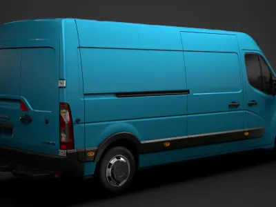 Vauxhall Movano L3H2 Van 2020 3D model