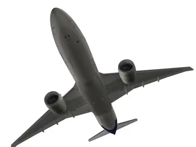 Boeing 777-200F FedEx 3D model