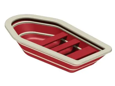 Fabulous Fishing Boat Toy 3D model