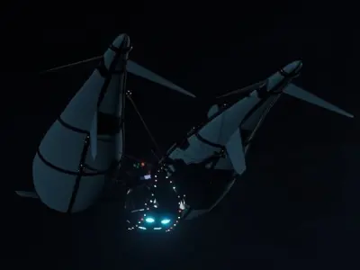 Air Balloon Low-poly 3D model Low-poly 3D model