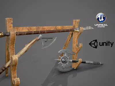 Weapon Market 04 Low-poly 3D model