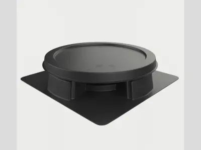 Cockroach Trap Bait Plastic Low High Poly 3D model