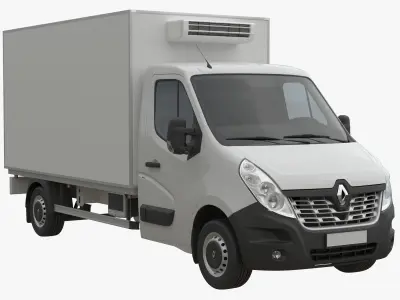 Renault Master 2015 BoxTruck FWD 3D model