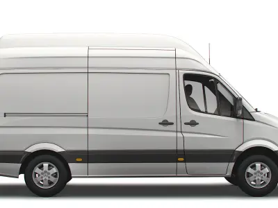 Mercedes Benz Sprinter Cargo Van L2H3 2018 3D model