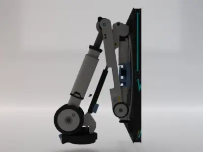 Sci-Fi Motion Platform 02 Low-poly 3D model