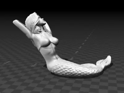 Mermaid - Siren Free 3D print model
