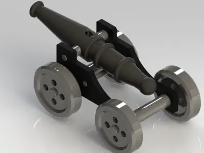 Canho Cannon Free 3D model