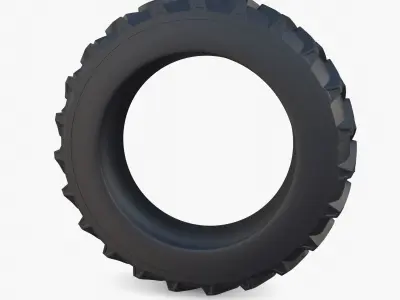 Tractor Tire v2 3D model