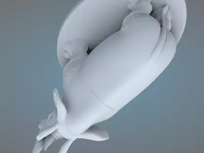 Sci-Fi Armored Rhino PM-21 3D print model
