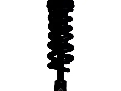 Realistic Car Shock Absorber 3D Model Low-poly 3D model