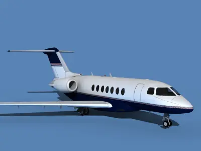 Hawker Siddley 4000 V01 3D model