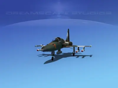 Northrop F-5E Tiger V05 USAF 3D model
