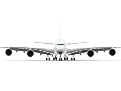 Airbus A380 clearpaint - element 3D 3D model