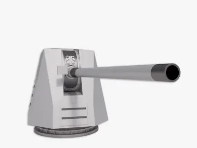 Mark 45 mod4 3D model 3D model