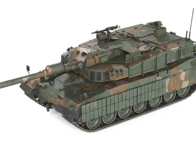 5 Military Vehicles Collection v3 Low-poly 3D model