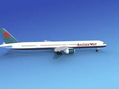 Boeing 757-300 America West 1 3D model