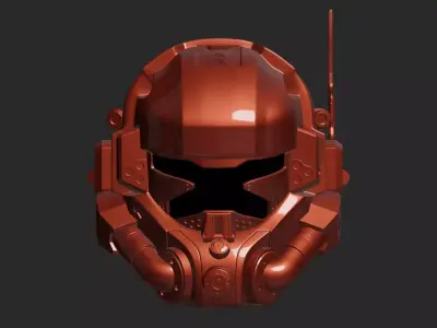Helmet Anderson 2 3D print model
