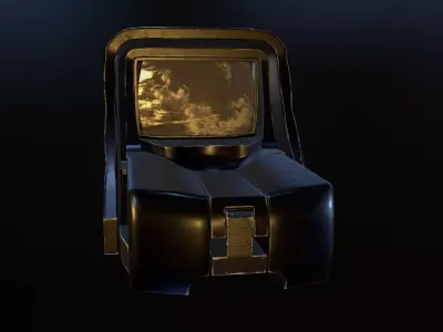 EOTech 551 Holographic Weapon Sight Low-poly Low-poly 3D model