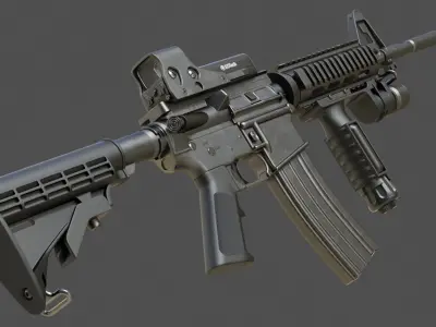 M4 Carbine 01 3D model