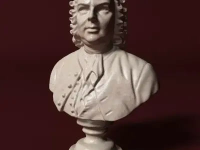 Bach Bust 3D model