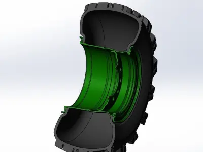 Tire Ural  3D print model