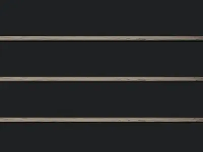 Greek Dory Spear Low-poly 3D model