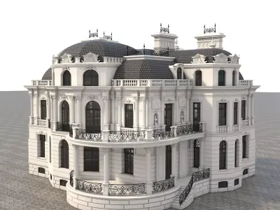 Classical style Villa 2 3D model