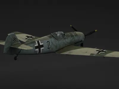 Messerschmitt  BF109 3D model
