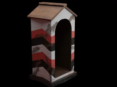 Bird Nest Game Ready - Low Poly  Low-poly 3D model