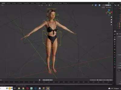 Sweet Girl Free 3D model