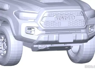 2019 TOYOTA Tacoma TRD Pro 3D Scan Surface Data Model 3D model