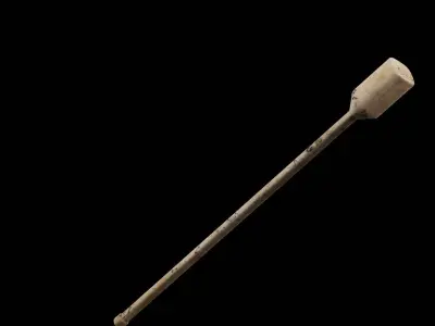 Cannon Rammer Low-poly 3D model