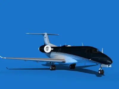 Embraer Praetor 600 V09 3D model