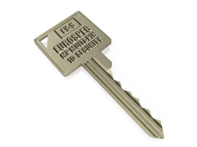 Door Lock Keys Collection 2 3D model