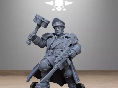 GrimGuard Lieutenant 3D print model