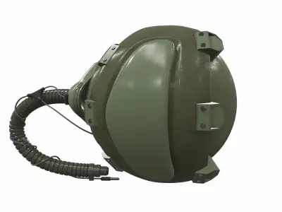 Pilot helmet jc-6 3D model