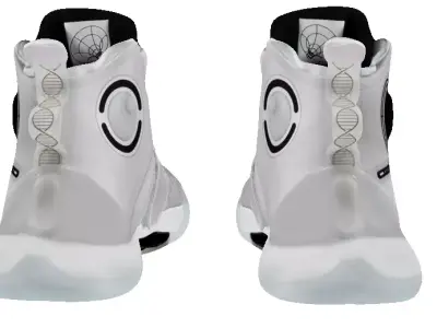 cyberpunk techwear sneaker trainer scifi future sneaker 45 Low-poly 3D model