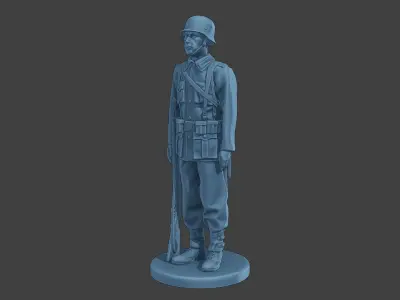 German soldier ww2 G1 000 Free 3D print model