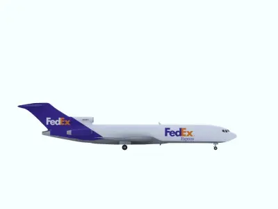 Boeing 727-200F Advanced Freighter 3D model